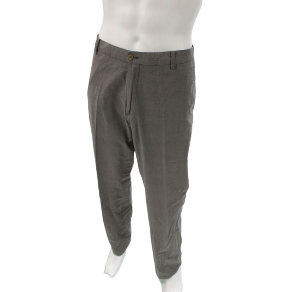 John Varvatos Star USA Mens Gray Dress Pants Cotton Blend Size 38